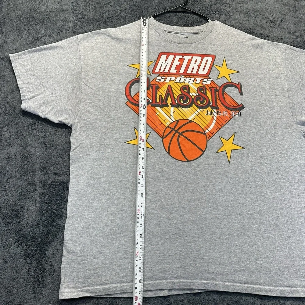 Y2K Adidas Basketball Shirt Men's 2XL Metro Sports Classic San Antonio Texas